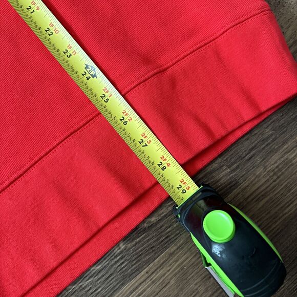 Lego x Levis Sweatshirt Men’s Sz Large Red Long Sleeve Pullover Brick Patch - Picture 7 of 9